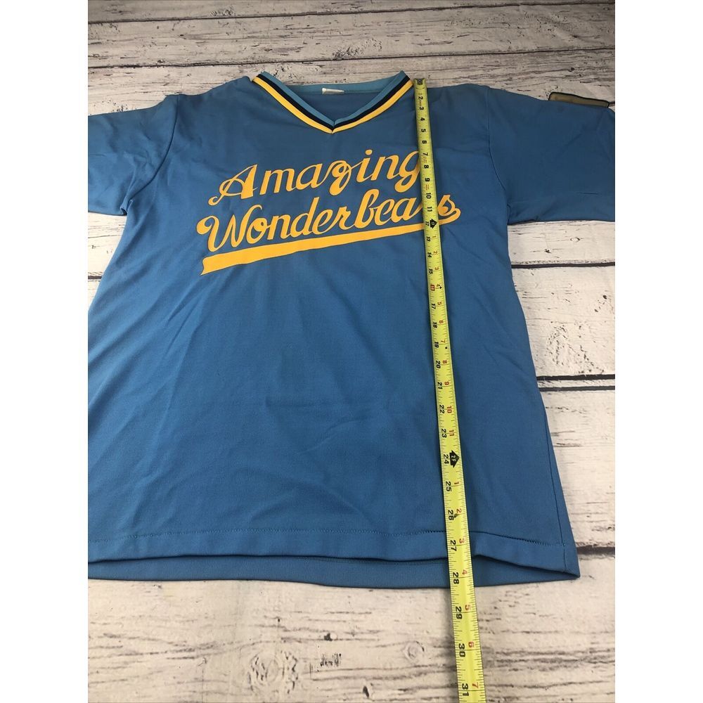 Vintage Don‎ Alleson Amazing Wonderbears Jersey Mens Large Blue Baseball Disney - Picture 5 of 13